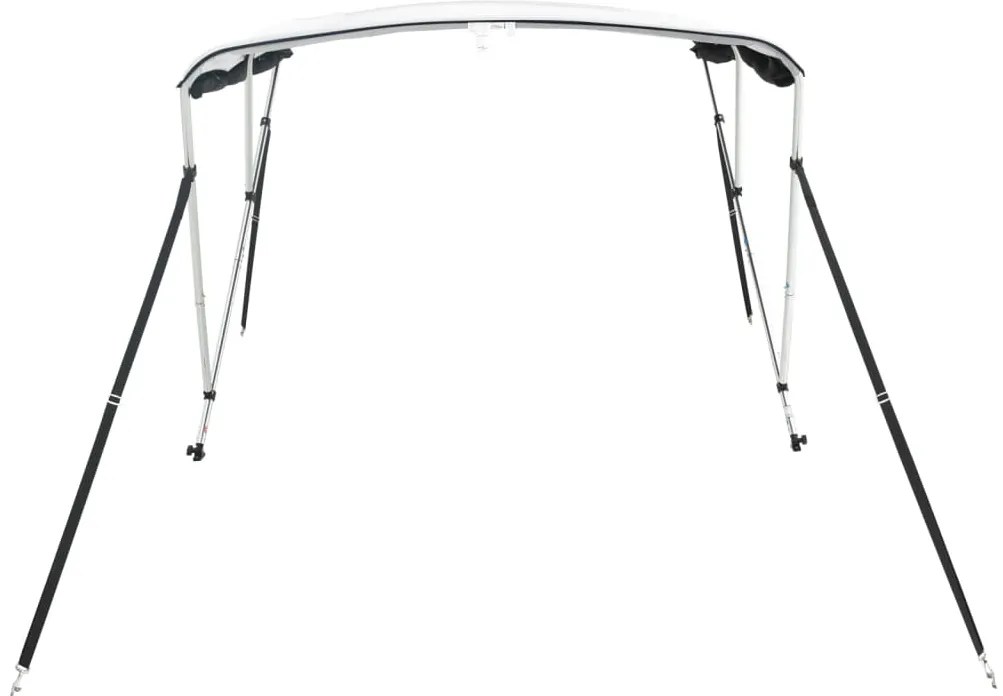 Toldo 3 arcos Bimini paredes malha laterais 183x(154-167)x137cm