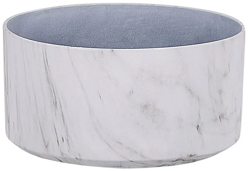 Vaso para plantas efeito de mármore ⌀ 43 cm VALTA Beliani