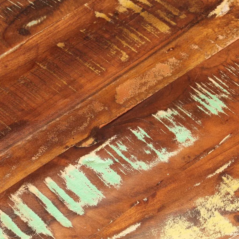 Tampo de mesa redondo Ø90x2,5cm madeira recuperada maciça