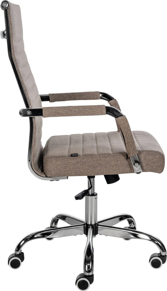 Cadeira de Escritório Amadora Tecido Taupe