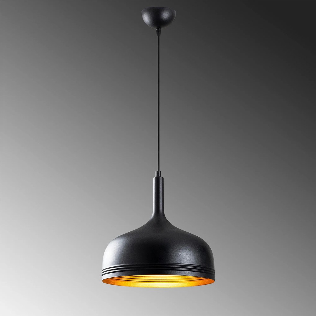 Chandelier Berceste – Preto – 30 x 30 cm