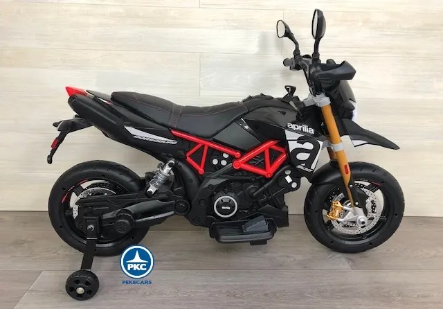 Moto criança eletrica Aprilia Dorsoduro 900 12V Preta