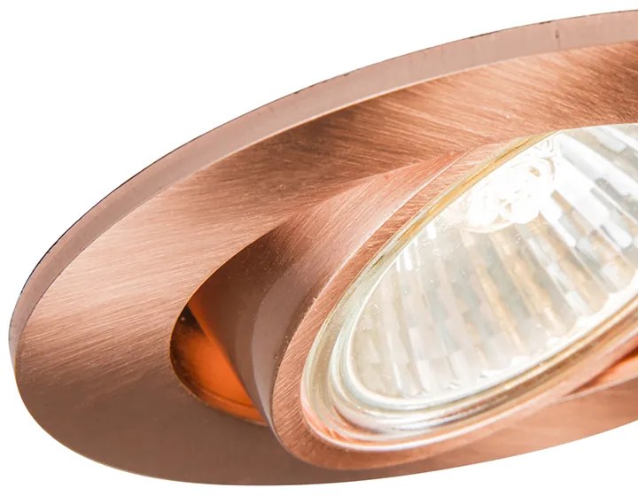 Foco embutido moderno em cobre inclinável - Cisco Design,Moderno