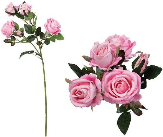 Ramo de 5 Rosas 113014 Cor de rosa (60 Cm)