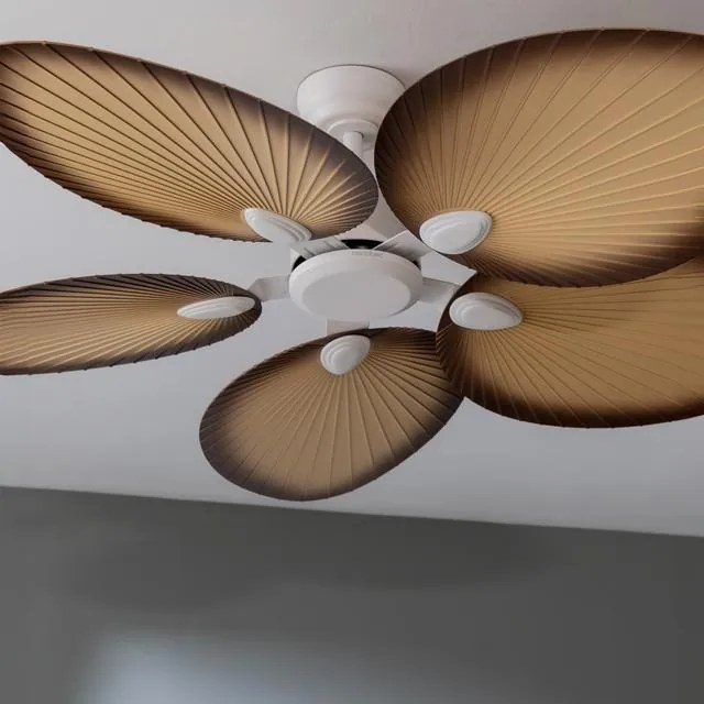Mint Ventoinha de teto EnergySilence Aero 5200 Palm de 36 W e 52 polegadas com controlo remoto