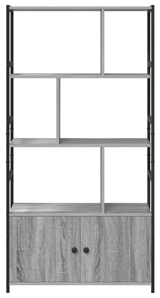 Estante Sonoma cinzento 80 x 30 x 155,5 cm Madeira processada
