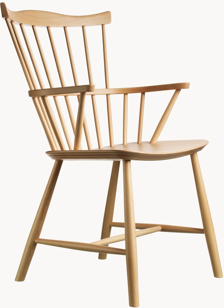 Cadeira de jantar artesanal em madeira de faia J52B