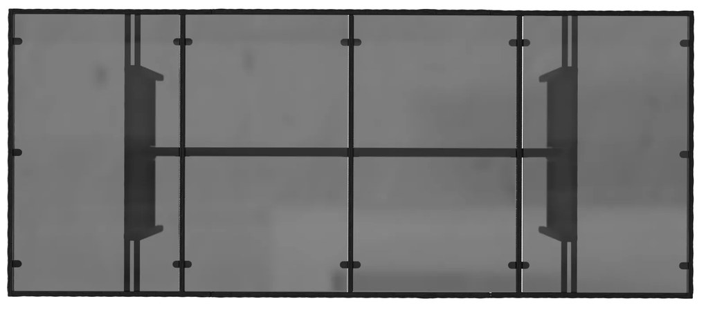 Conjunto de Jantar de Jardim vidaXL de 7 Peças Preto Polirattan