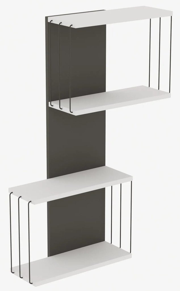 Prateleira de Parede Destan – Branco – 65x96x19 cm