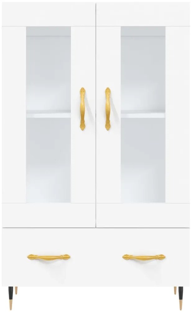 Aparador alto 69,5x31x115 cm derivados de madeira branco