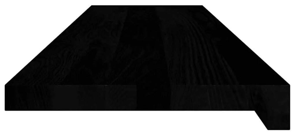 Soleiras da janela 2 pcs 100x25x2 cm carvalho castanho-escuro