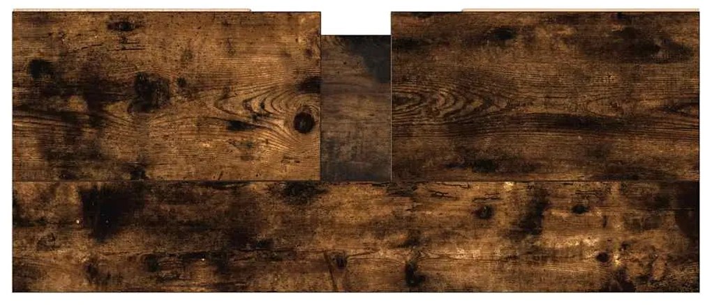 Armário casa de banho 80x33x60 cm deriv.madeira carvalho fumado
