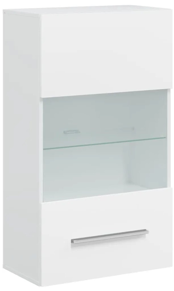 Móveis TV de 5pcs iluminação LED madeira trabalhada branco mate