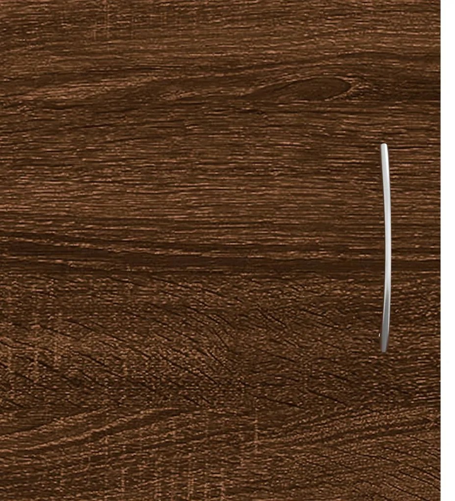 Móvel para TV 102x30x37,5cm derivados madeira carvalho castanho