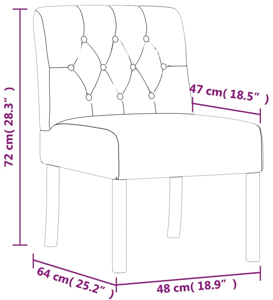 Cadeirão linho design de botões