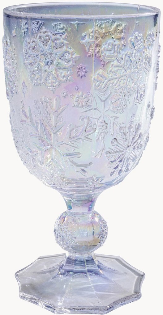 Copos de vinho Ice Flowers, conjunto de 6