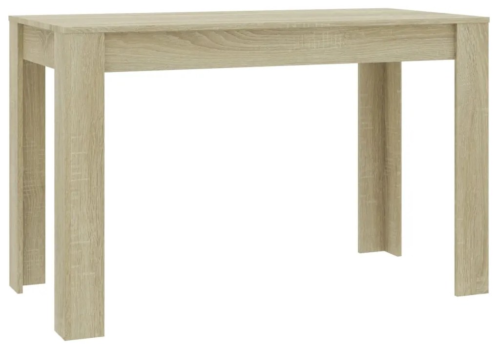 Mesa de Jantar Paola de 120 cm - Carvalho - Design Minimalista