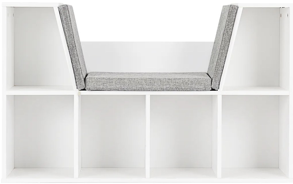 Carrinho de serviço com rodas de 3 níveis, carrinho de cozinha com 2 xícaras suspensas, 42 x 29 x 83 cm, branco