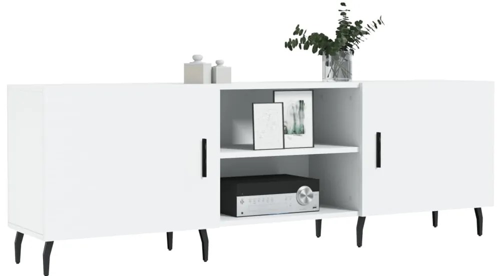 Móvel para TV 150x30x50 cm derivados de madeira branco