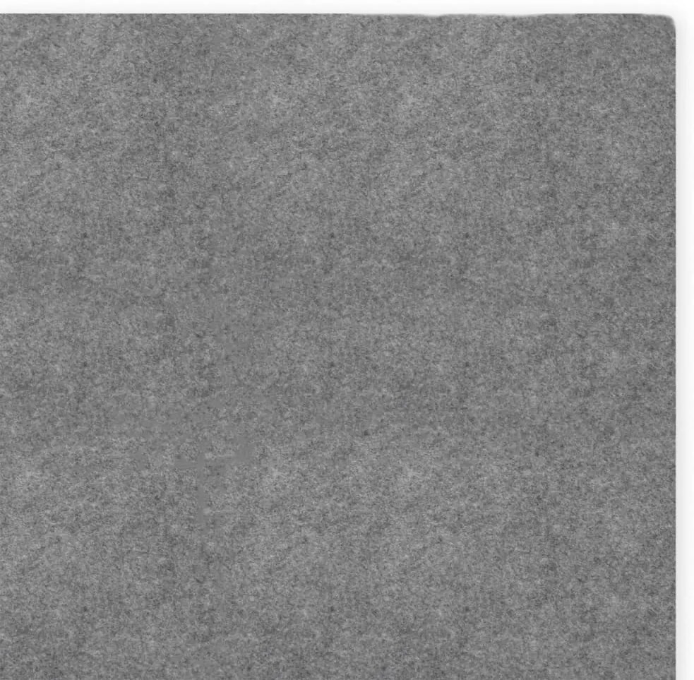 Pano para chão de piscinas 300x220 cm poliéster geotêxtil cinza