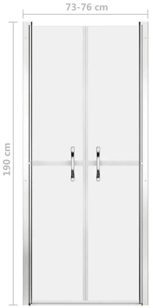 Porta de duche ESG opaco 76x190 cm