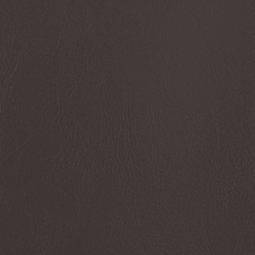 Poltrona couro artificial castanho