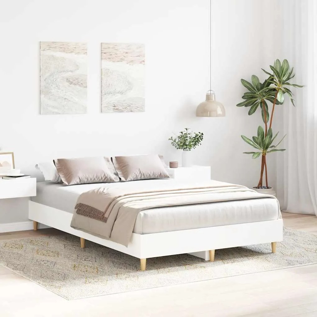 Estrutura de cama sem colchão 120x200 cm branco