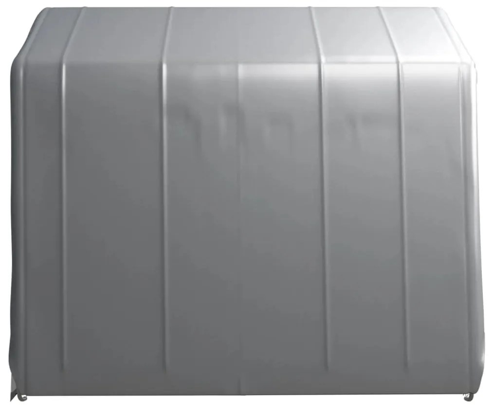 Tenda de armazenamento 240x240 cm aço cinzento