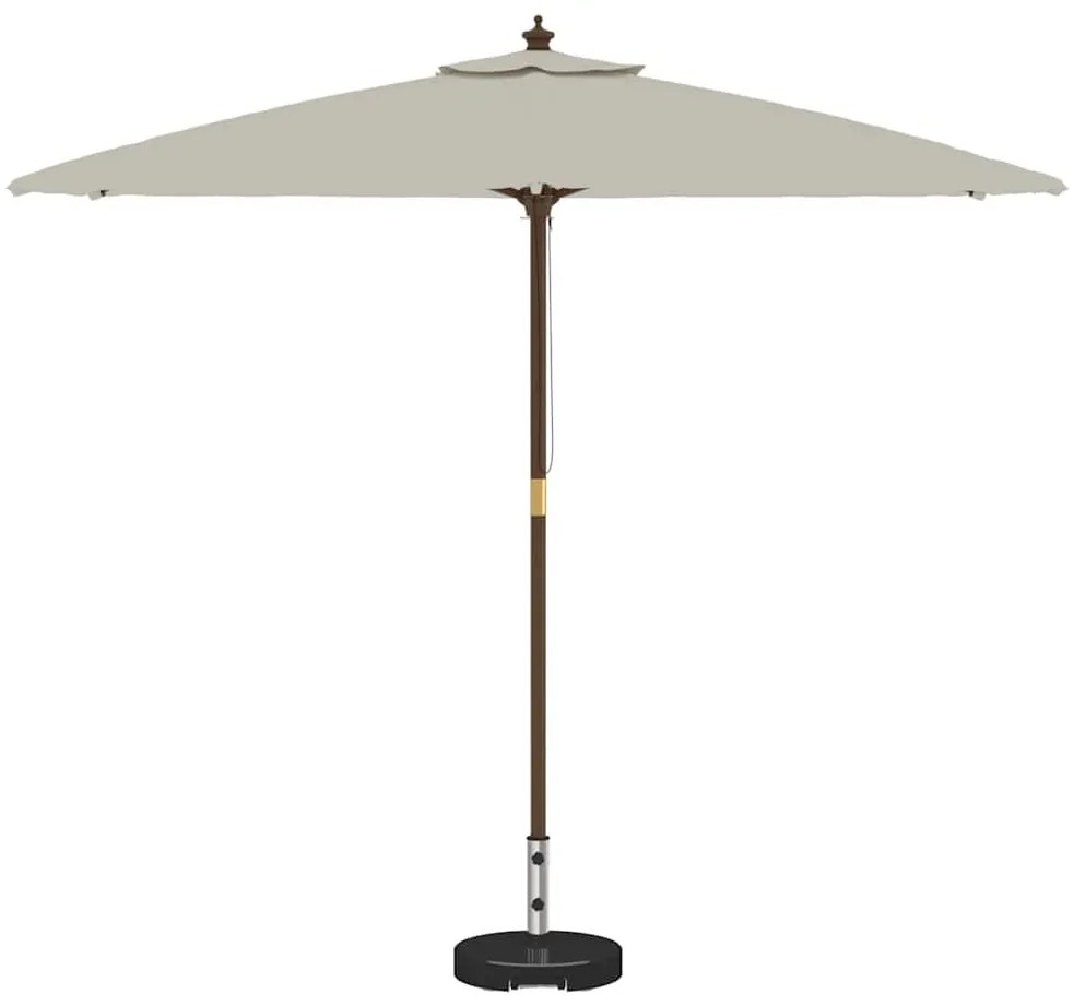 Base de Parasol com Rodas e Alça Granito Preto 29 kg Redonda