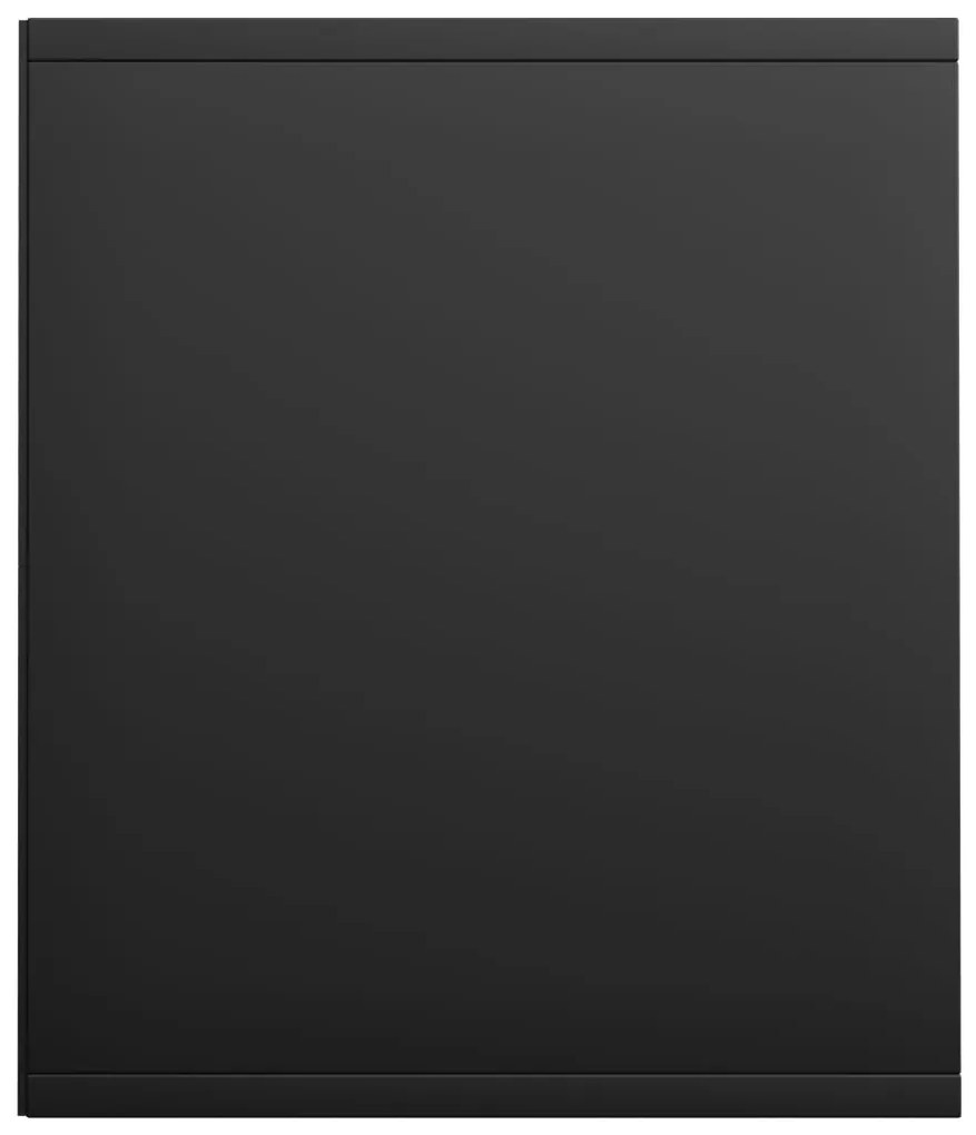 Estante/móvel de TV 36x30x143 cm derivados de madeira preto