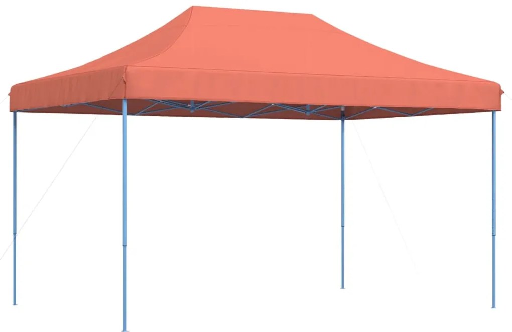 Tenda para festas pop-up dobrável 440x292x315 cm terracotta