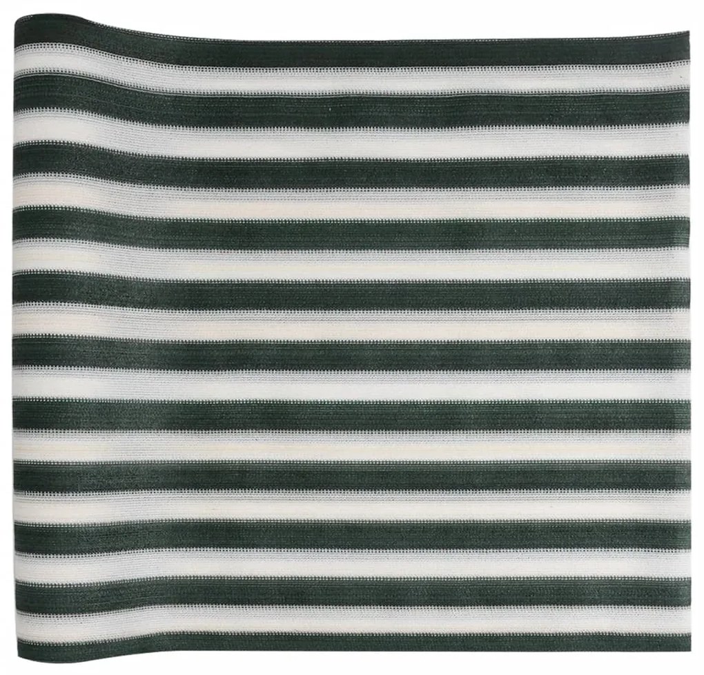 Rede ocultação p/ privacidade PEAD 150g/m² 1,5x25m verde branco