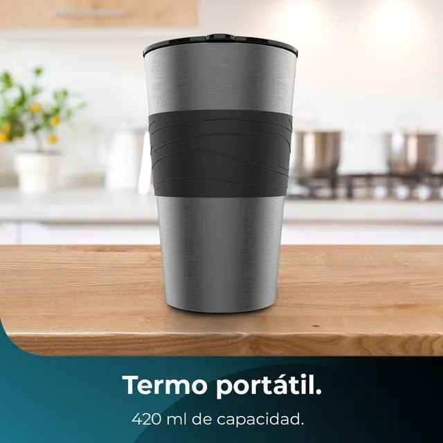 Cafeteira Coffee 66 Drop & Go com garrafa térmica portátil