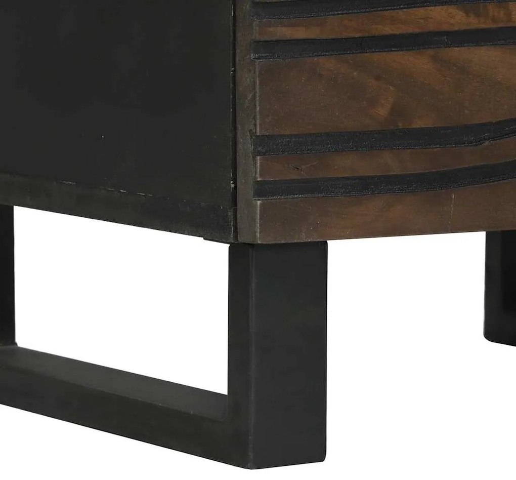 Mesa-de-cabeceira com gaveta Nogueira 40 x 33.5 x 46 cm