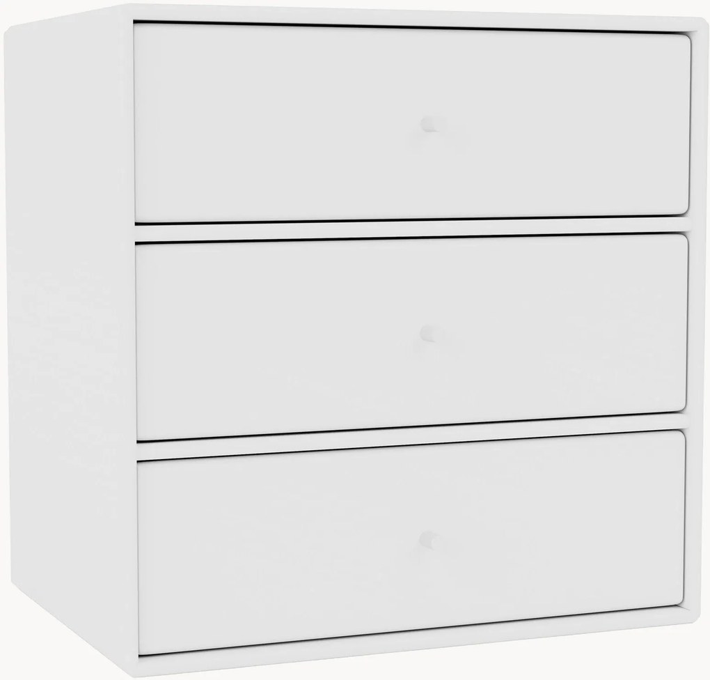 Módulo com gavetas Montana Mini 1007 para sistema de estantes modular