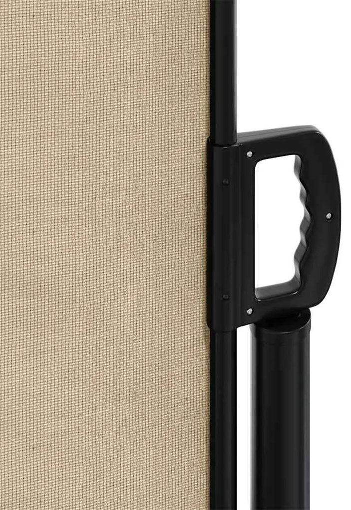 Toldo lateral retrátil 160x600 cm bege