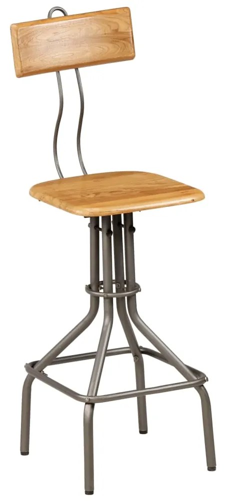 Conjunto de bar 3 pcs teca recuperada maciça