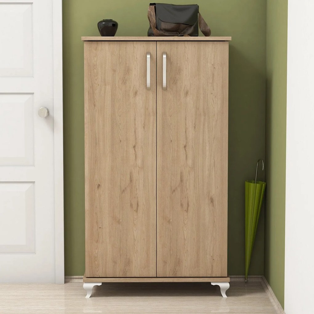 Sapateira Ari – Nogal – 72x120x32,5 cm