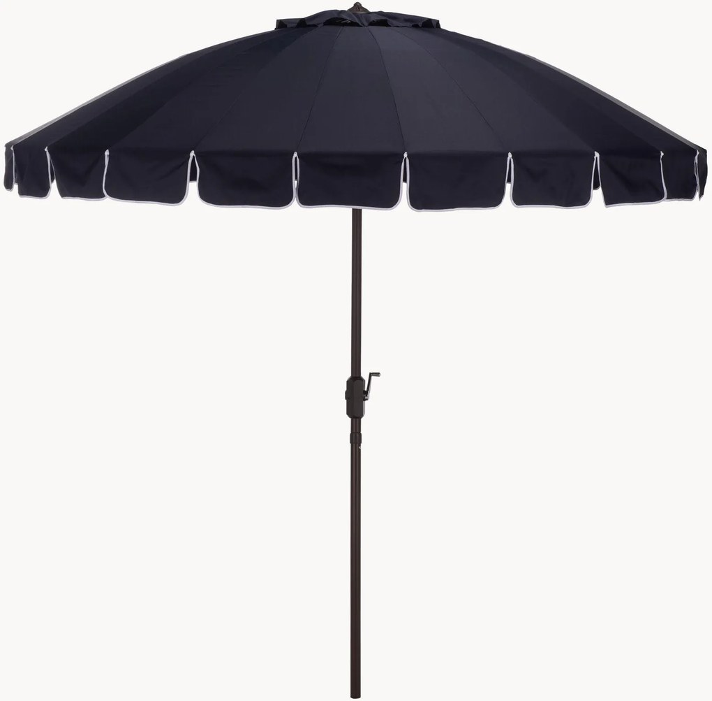 Guarda-sol redondo com manivela Panza, Ø 252 cm