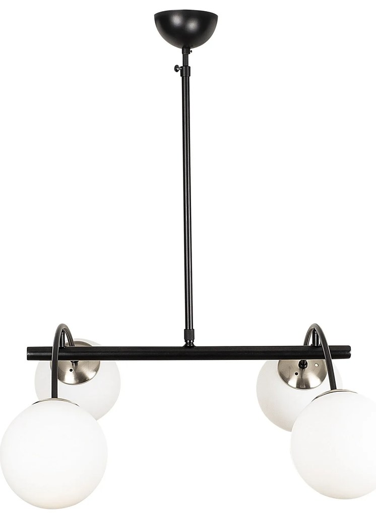 Chandelier Hilal – Preto e Branco – 85 x 80 cm