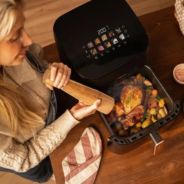 Fritadeira Airfryer com grelhador duplo Cecofry&amp;Grill Smokin' 6500