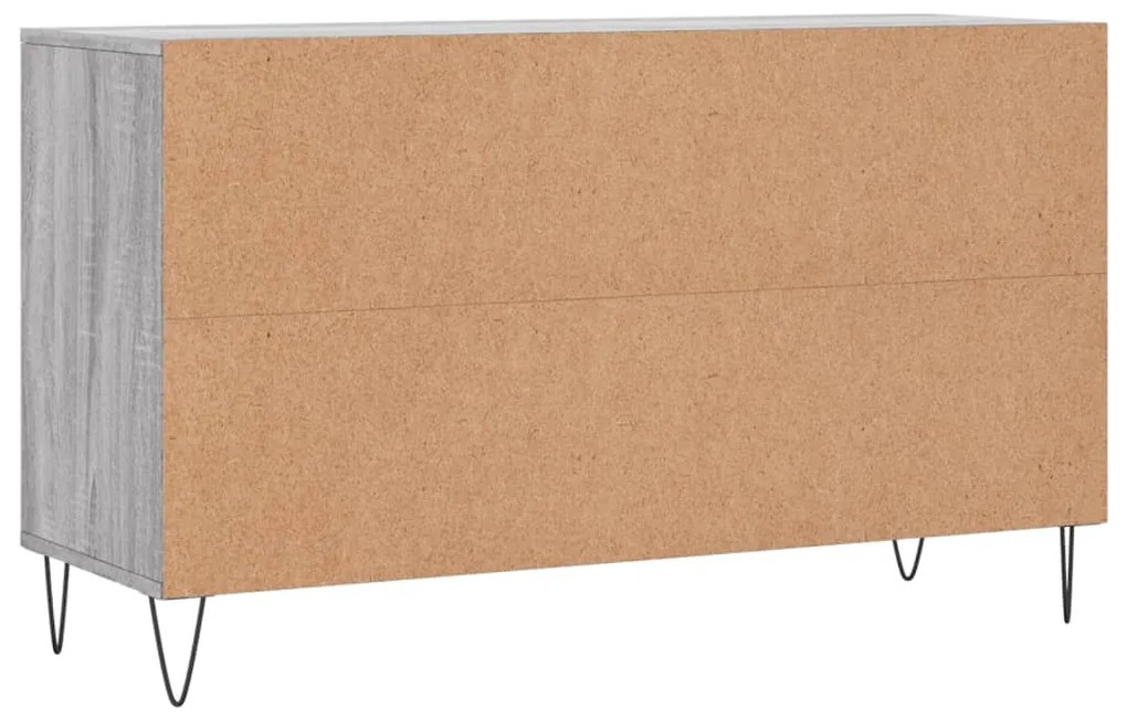 Sapateira 102x36x60 cm derivados de madeira cinzento sonoma