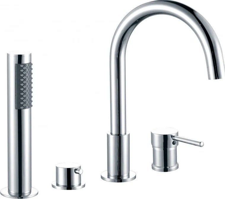 Mexen Alma bateria de banheira, cromada - 75032-00