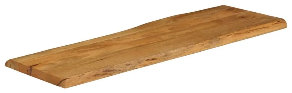 Tampo de mesa c/ borda viva 110x40x2,5 cm mangueira maciça
