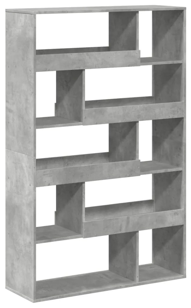 Estante 100x33x156,5 cm derivados de madeira cinzento cimento