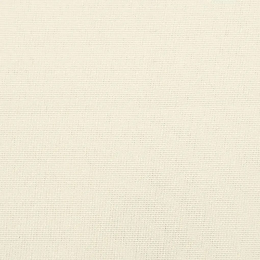Almofadões de cadeira 2 pcs 40x40x7cm tecido oxford branco nata