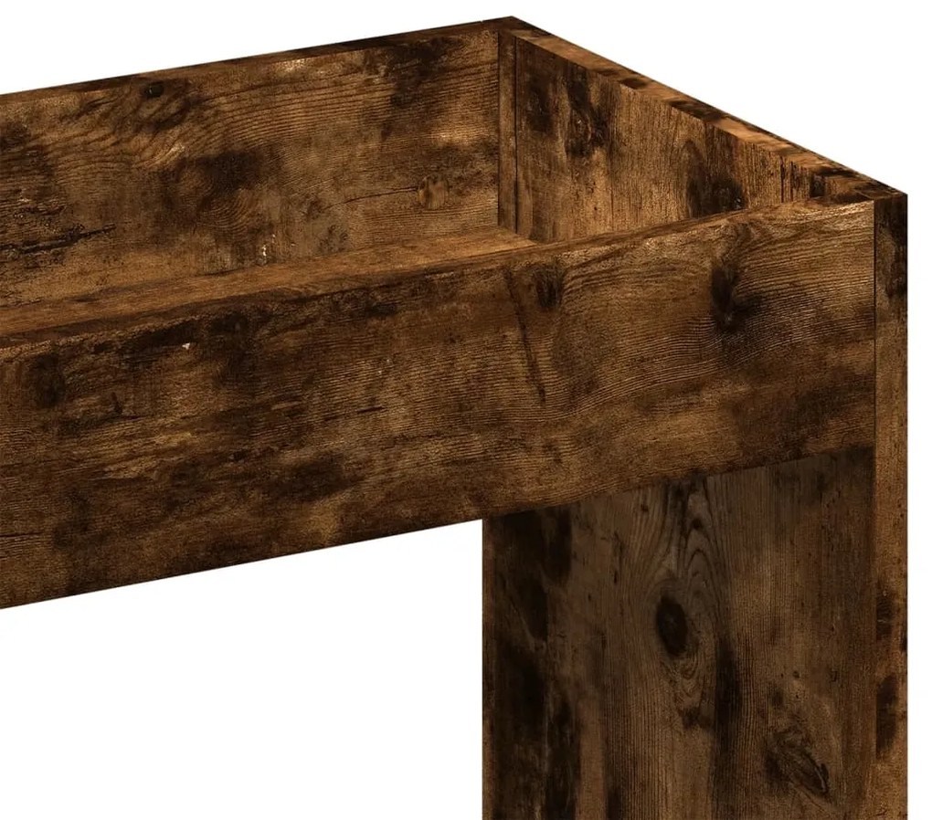 Armário alto 63x33x140 cm derivados de madeira carvalho fumado