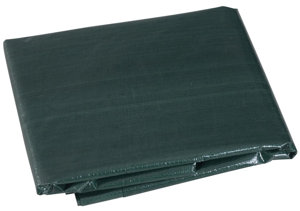 Outsunny Capa Protetora para Baloiço de Jardim de 3 Lugares 215x155x150cm Impermeável com Zíper Cobertura para Móveis de Exterior Verde