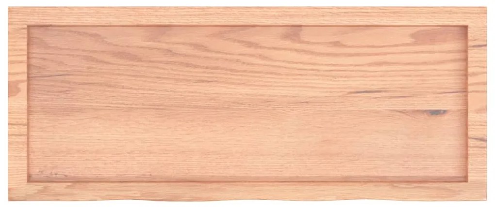 Prateleira de parede 100x40x(2-6) cm carvalho tratado castanho