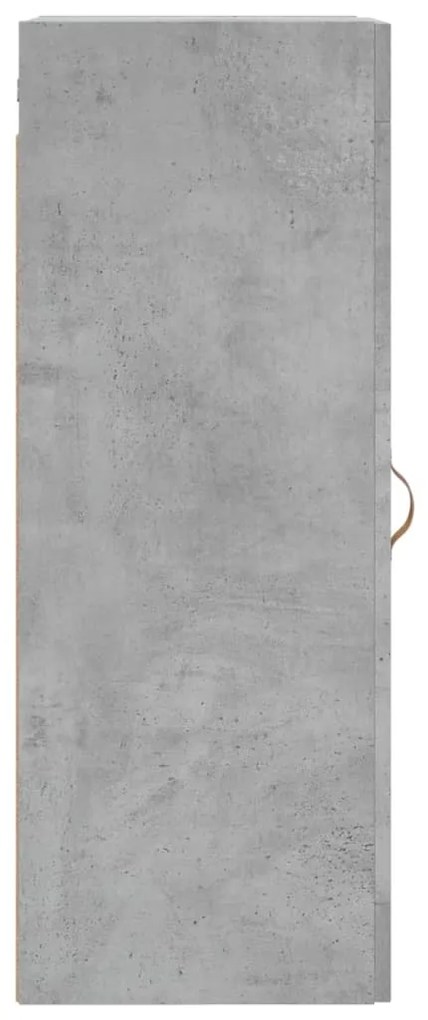 Armário de parede 34,5x34x90 cm cinzento cimento